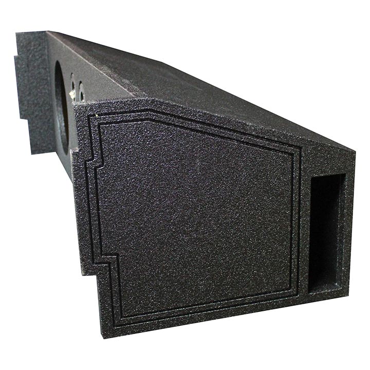 QBOMB Dual 12" Ported Down Fire Subwoofer Enclosure - Fits All Full Size SUV