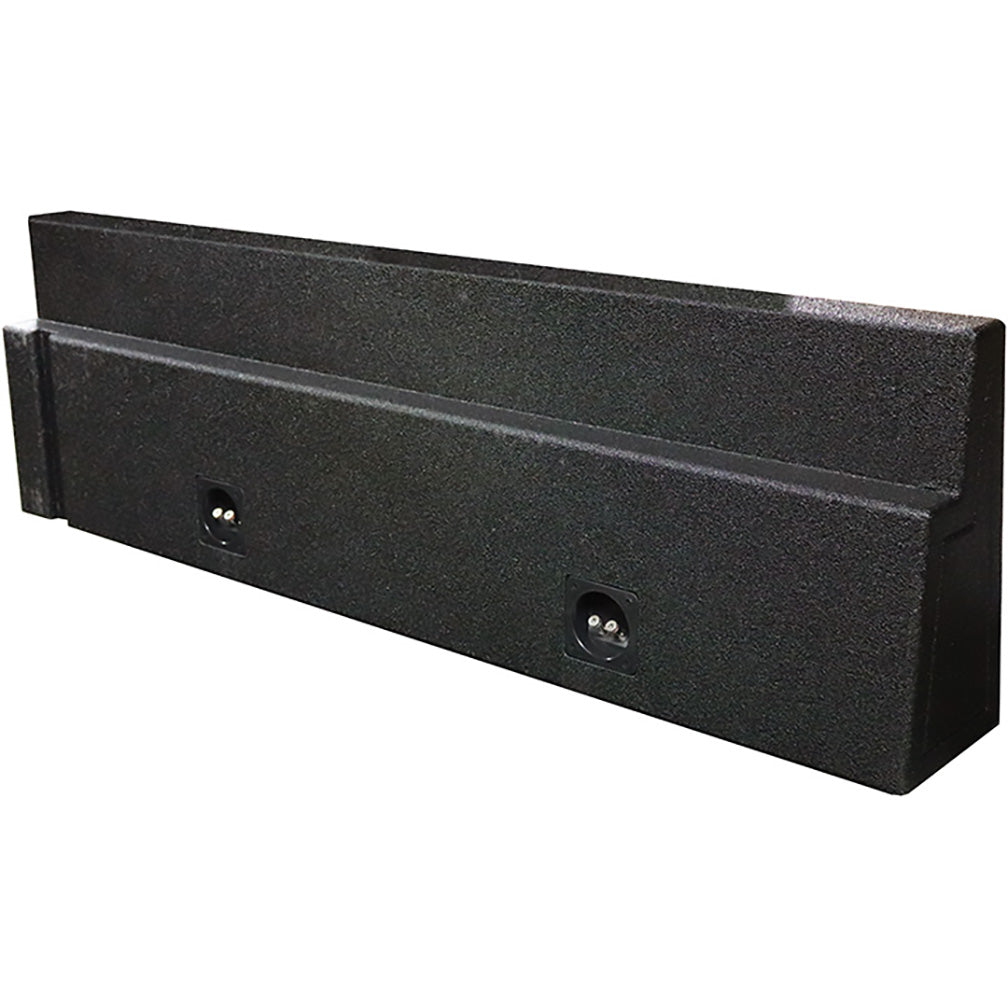 QBOMB Dual 12" Sealed Subwoofer Enclosure - Fits 2005-24 Toyota Tacoma Double Cab
