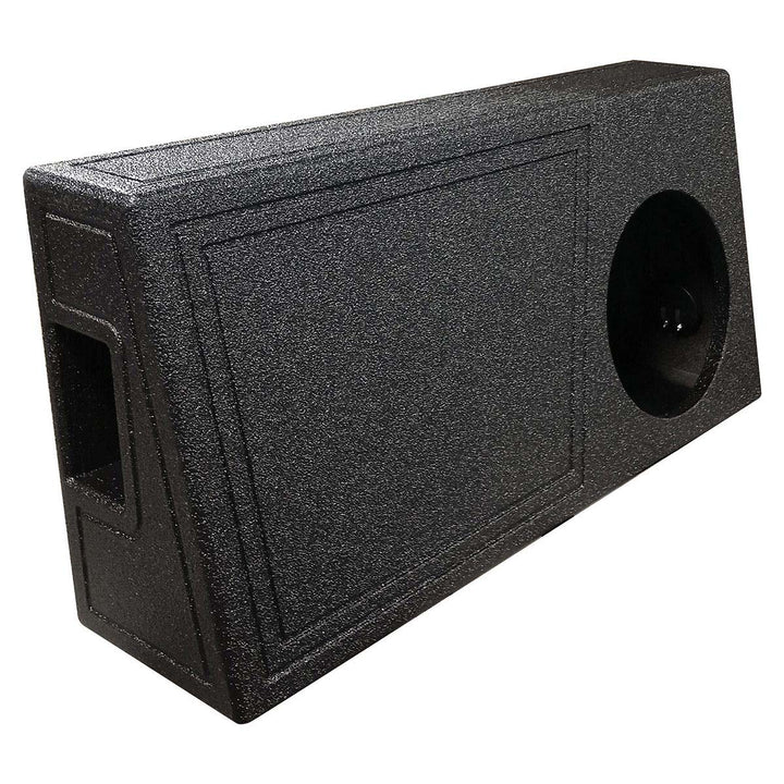 QBOMB Single 10" Behind Seat Ported Subwoofer Enclosure - 1.17 cu.ft.