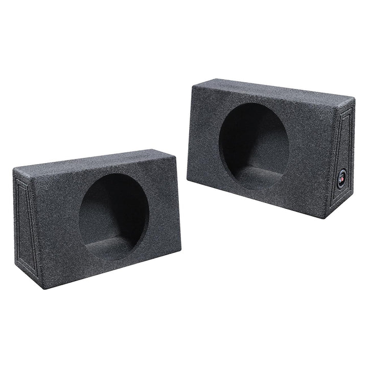 QBOMB Dual 12" Behind Seat Sealed Subwoofer Enclosures - 1.1 cu.ft. Each