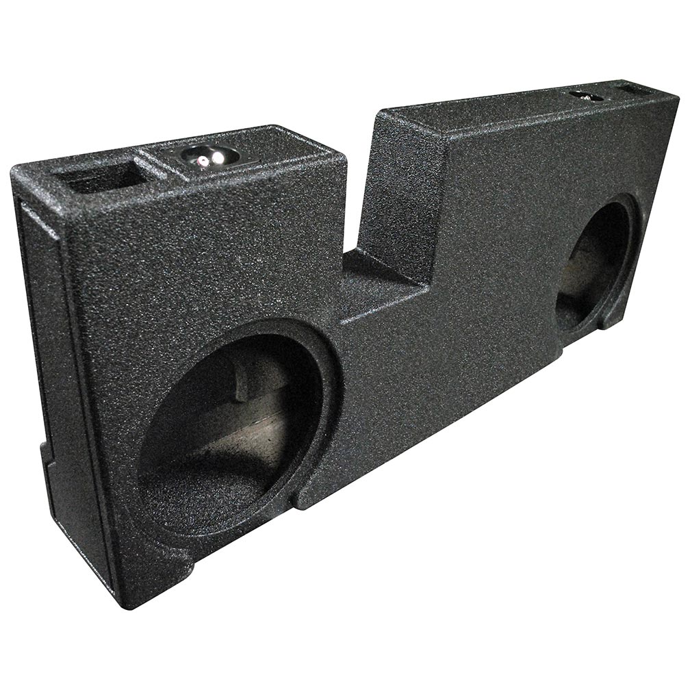 QBOMB Dual 12" Ported Subwoofer Enclosure - Fits 2007-24 Toyota Tundra Double Cab