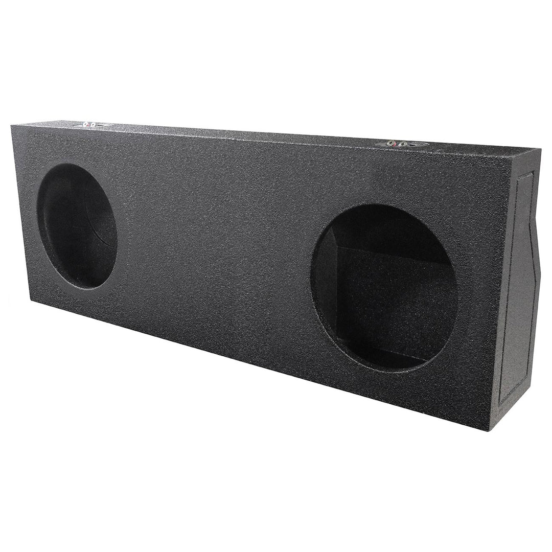 QBOMB Dual 10" Sealed Subwoofer Enclosure - Fits 2022-24 Toyota Tundra Crew Max