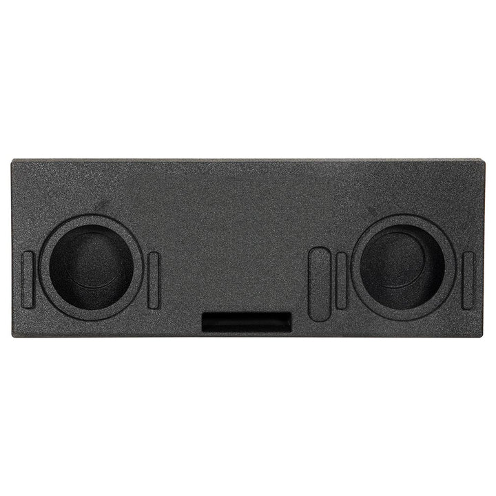 QBOMB Dual 10" Slot Ported Subwoofer Enclosure - Fits 2014-21 Toyota Tundra Crew Max