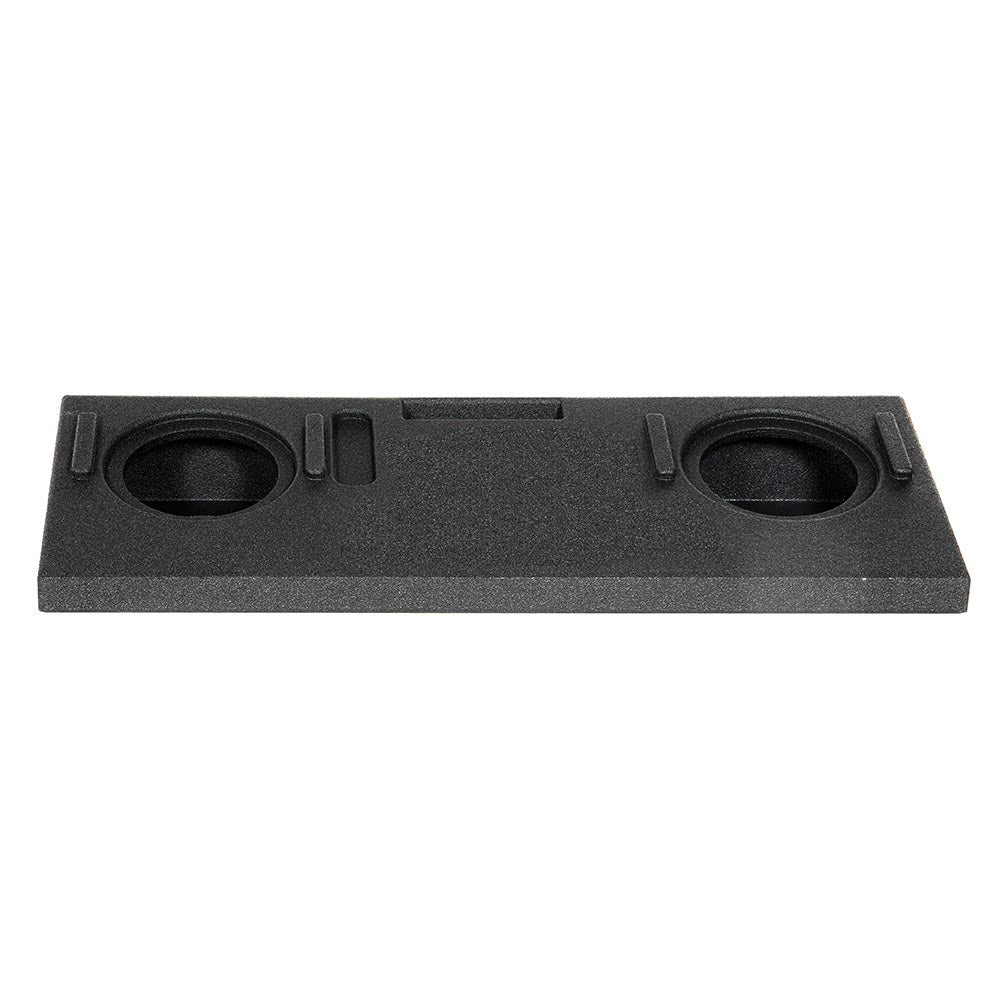 QBOMB Dual 10" Slot Ported Subwoofer Enclosure - Fits 2014-21 Toyota Tundra Crew Max