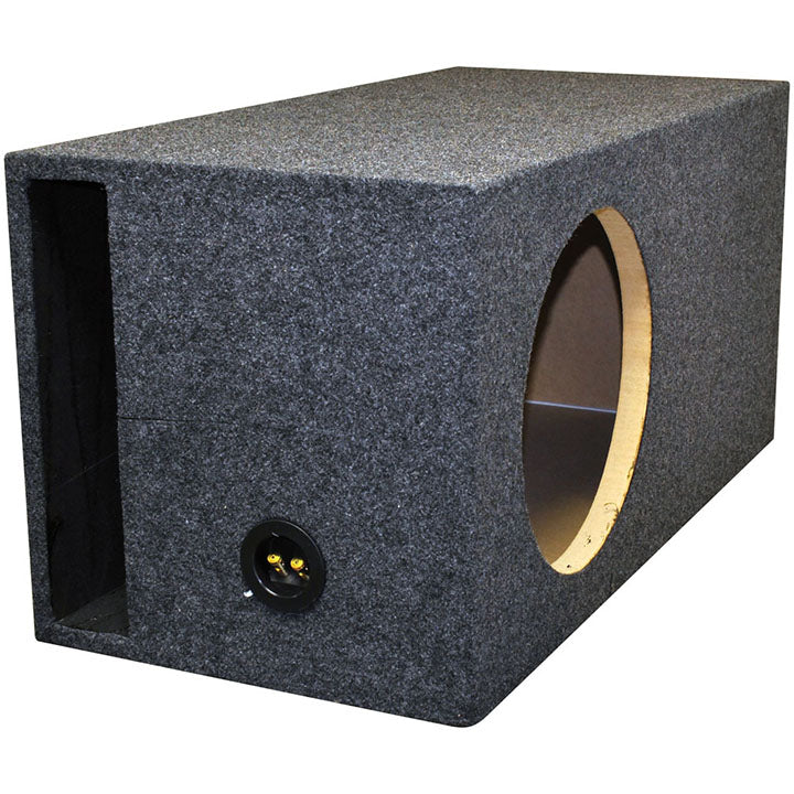 Single 12″ Slot Ported Subwoofer Enclosure - 3.70 cu.ft. Tuned to 37Hz