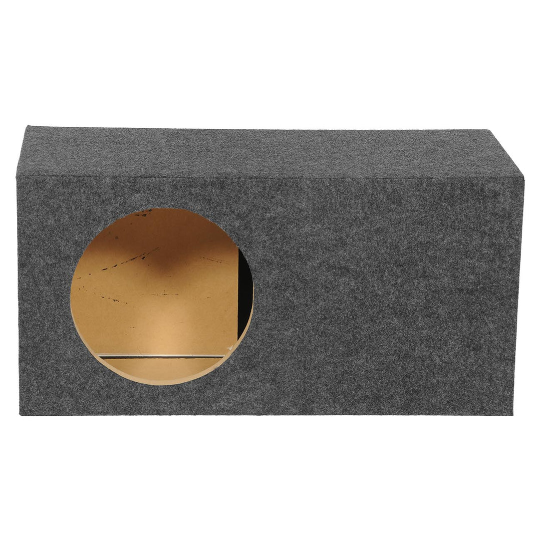 Single 12″ Slot Ported Subwoofer Enclosure - 3.70 cu.ft. Tuned to 37Hz