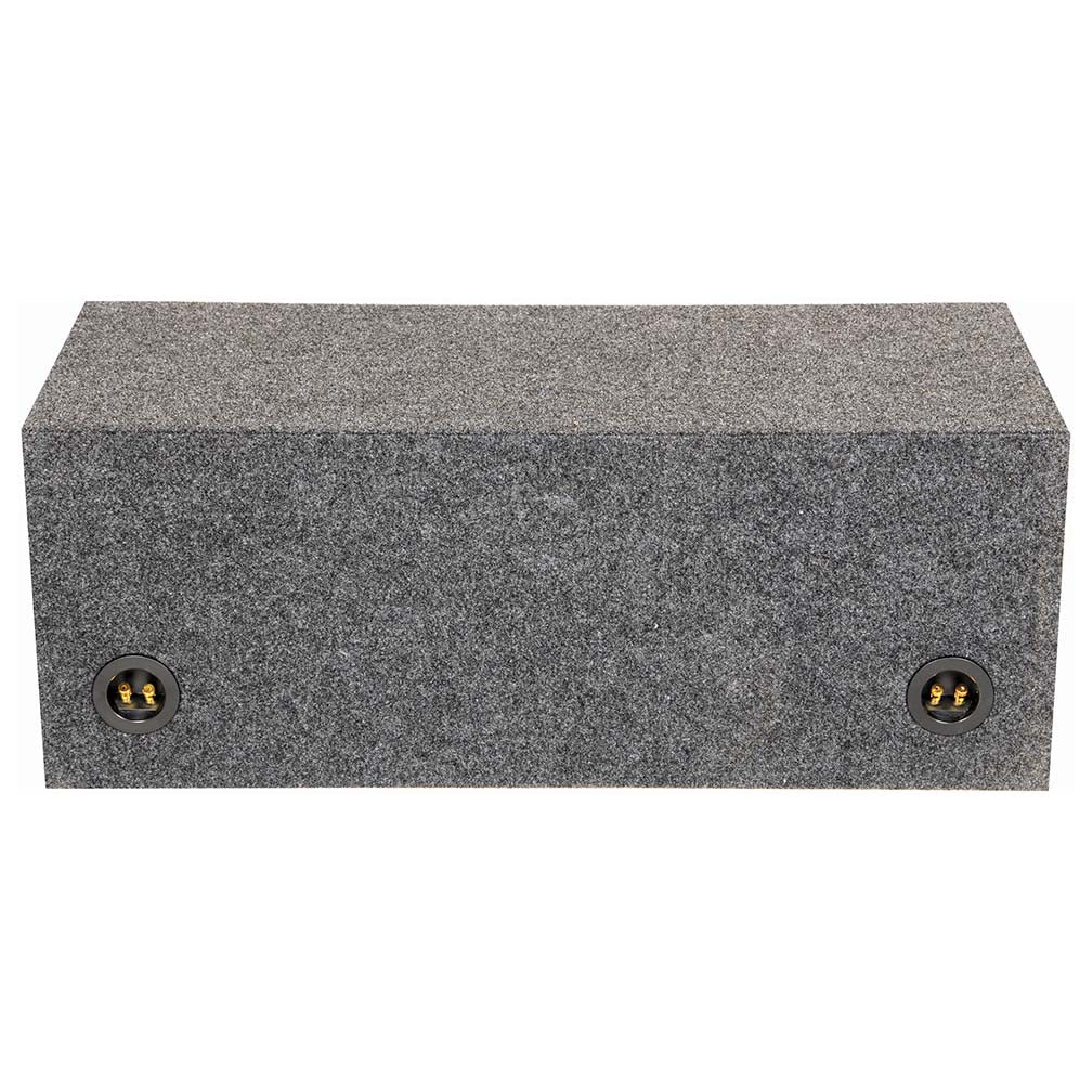 Dual 10" Slot Ported Subwoofer Enclosure - 1.10 cu.ft. Per Sub Tuned to 38Hz