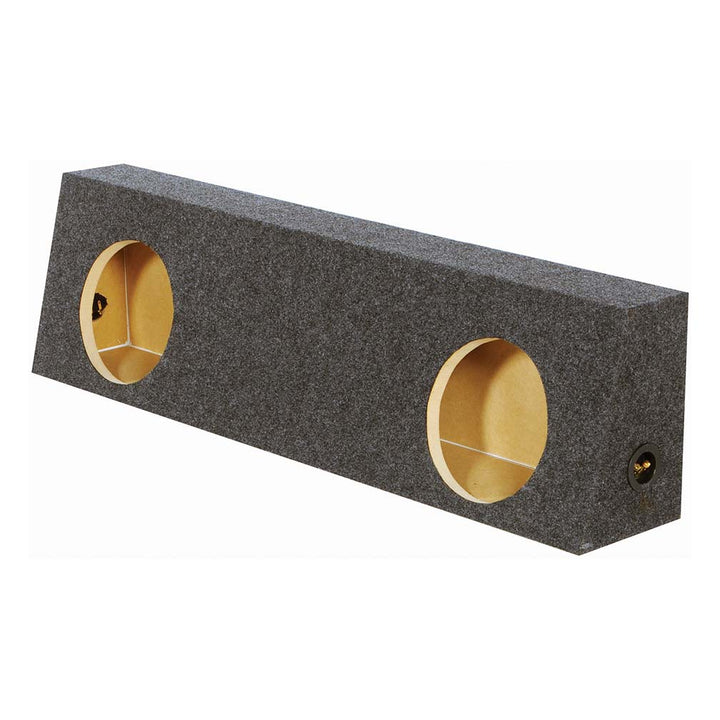 Dual 12" Heavy-Duty Subwoofer Enclosure for Trucks - 1.15 cu.ft Per Sub