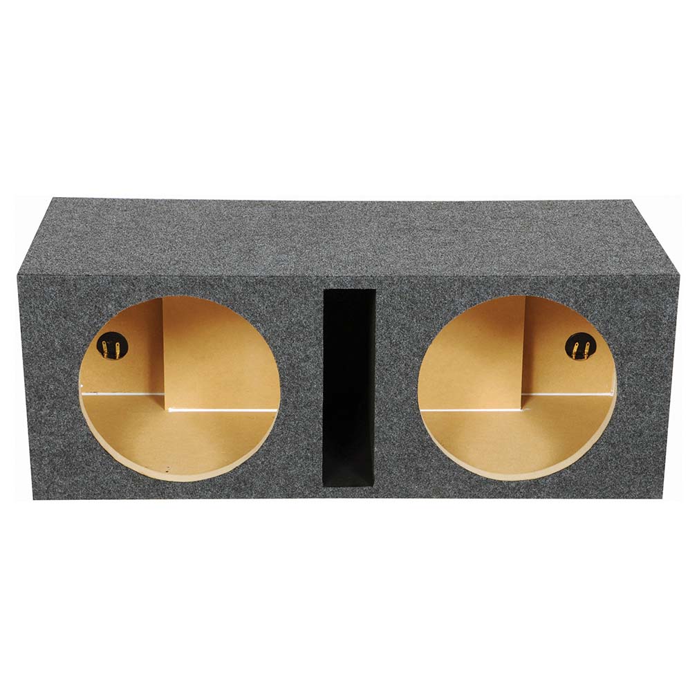 Dual 12" Slot Ported Subwoofer Enclosure - 1.60 cu.ft. Per Sub Tuned to 39Hz
