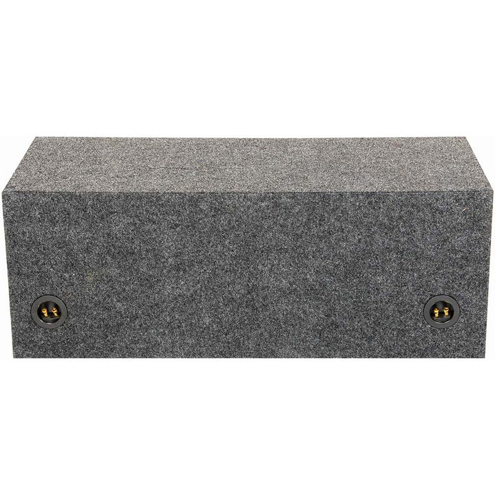 Dual 12" Slot Ported Subwoofer Enclosure - 1.60 cu.ft. Per Sub Tuned to 39Hz