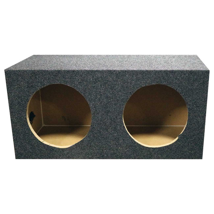 Dual 10" Sealed Subwoofer Enclosure - 1.20 cu.ft. Per Sub