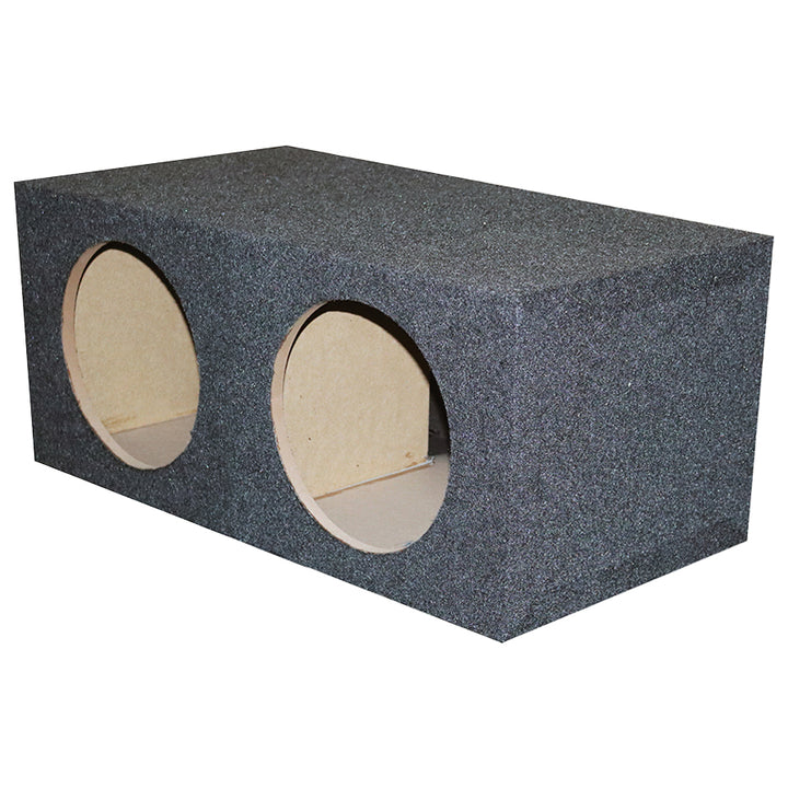 Dual 15" Sealed Subwoofer Enclosure - 2.40 cu.ft. Per Sub