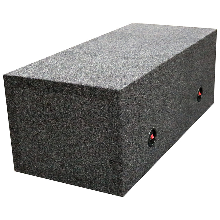 Dual 15" Sealed Subwoofer Enclosure - 2.40 cu.ft. Per Sub
