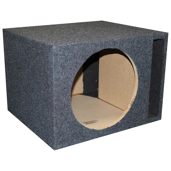 Single 10" Slot Ported Subwoofer Enclosure - 1.10 cu.ft. Tuned to 38Hz