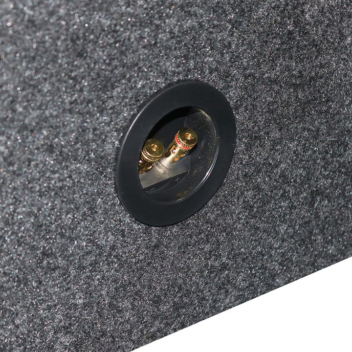 Single 10" Sealed Subwoofer Enclosure with 1" MDF Baffle - 1.20 cu.ft.