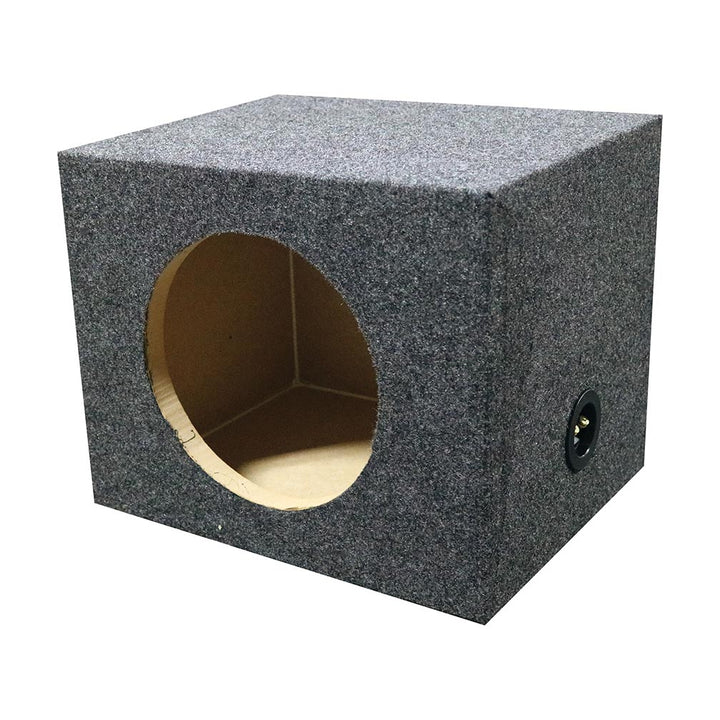 Single 12" Sealed Subwoofer Enclosure with 1" MDF Baffle - 1.20 cu.ft.