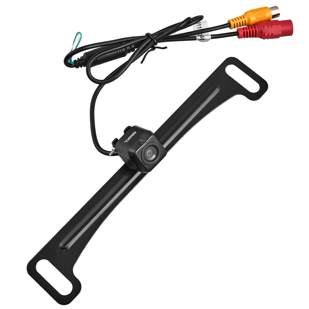 DS18 RCNLP Black Top License Plate Mount Backup Camera
