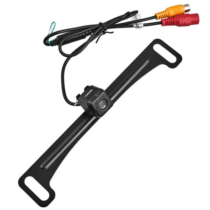DS18 RCNLP Black Top License Plate Mount Backup Camera
