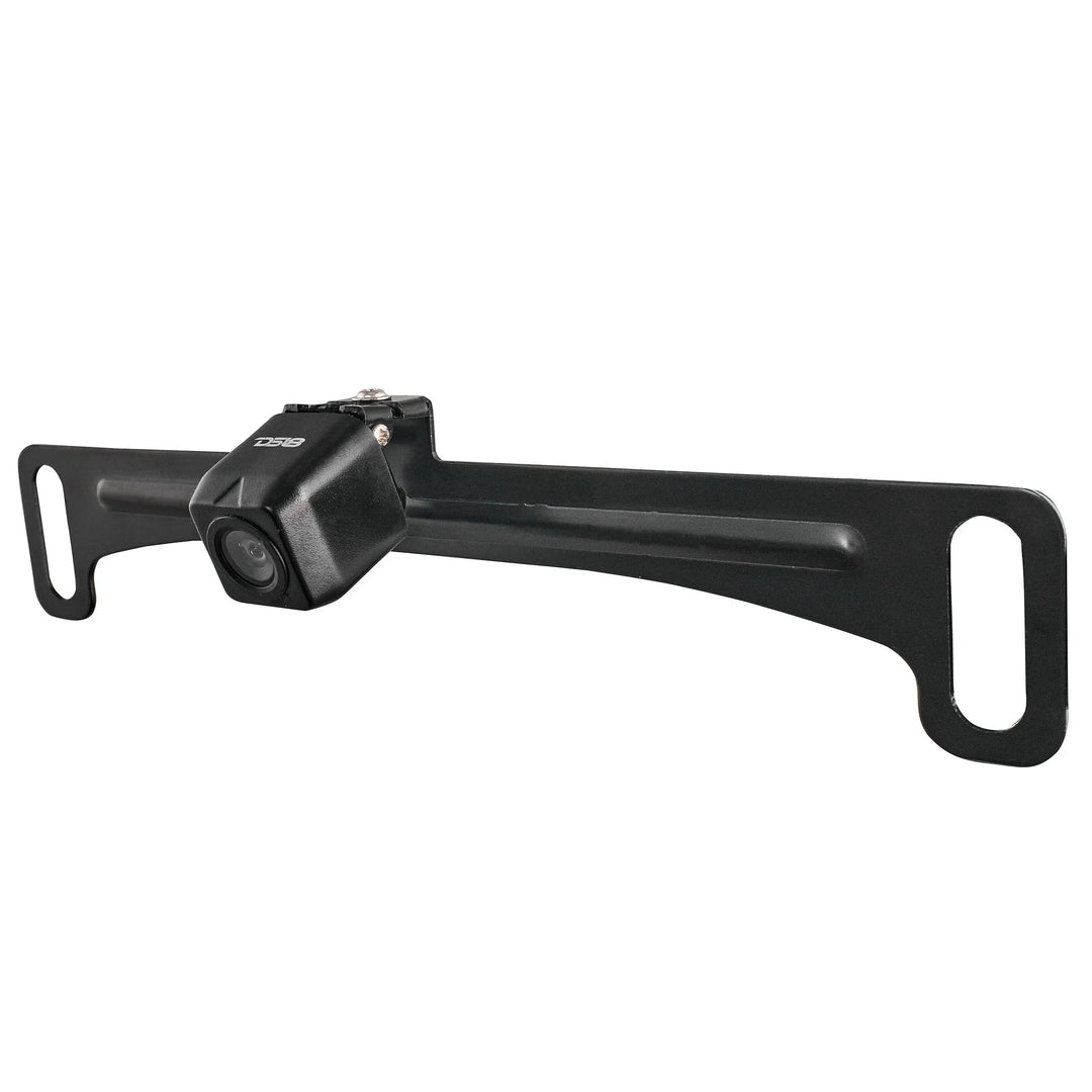 DS18 RCNLP Black Top License Plate Mount Backup Camera