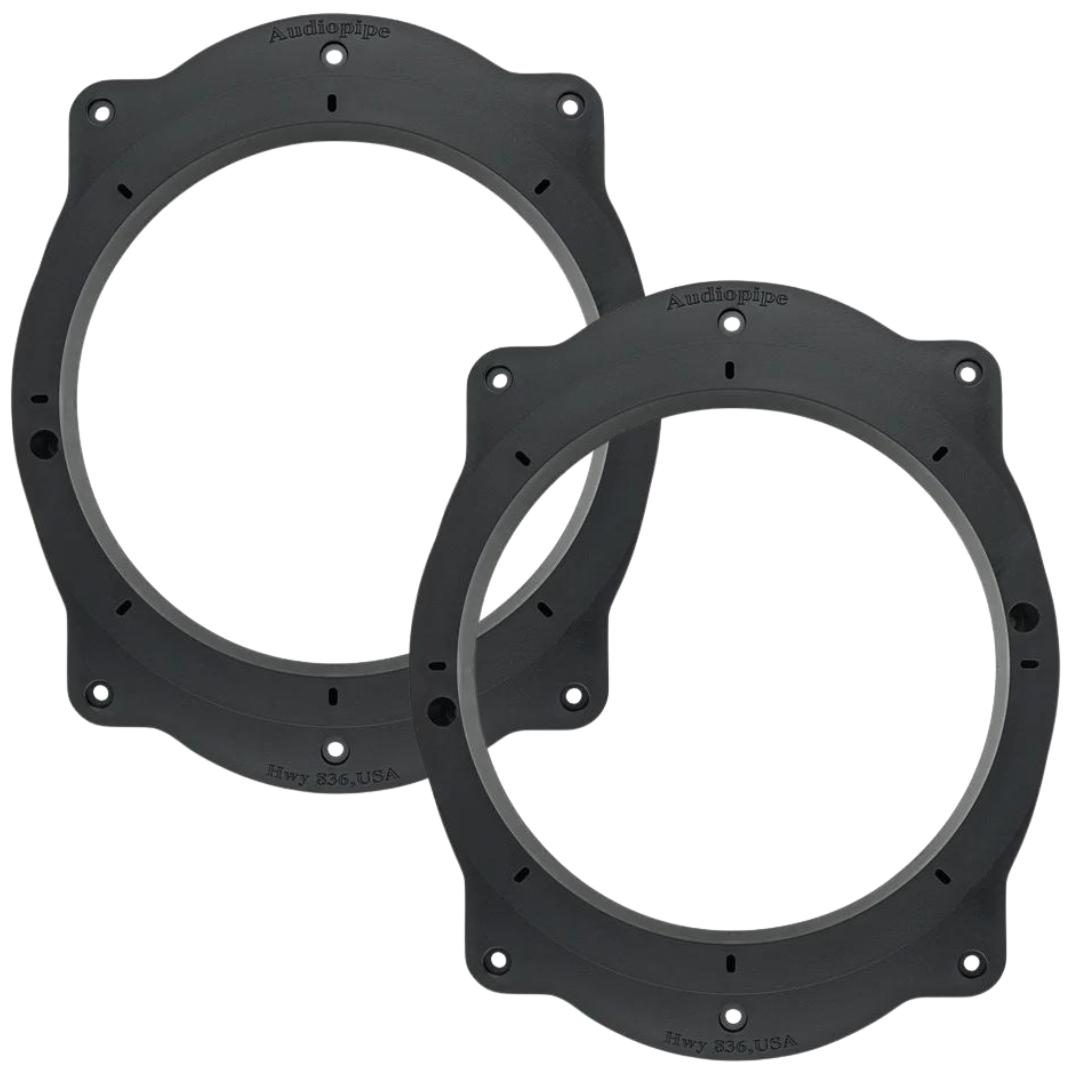 Audiopipe RING-PVC-A69-8 6x9" to 8" Heavy Duty Speaker Ring Adapters with Mounting Hardware