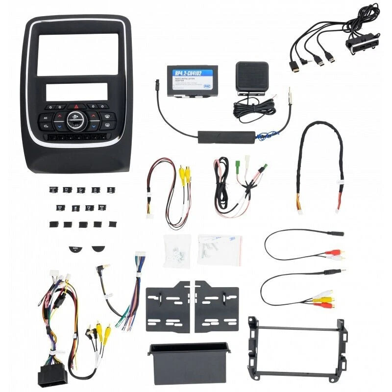 Pac-Audio RPK4-CH4102 Radio Replacement Kit with Climate Controls for Select 2014-2020 Dodge Durango