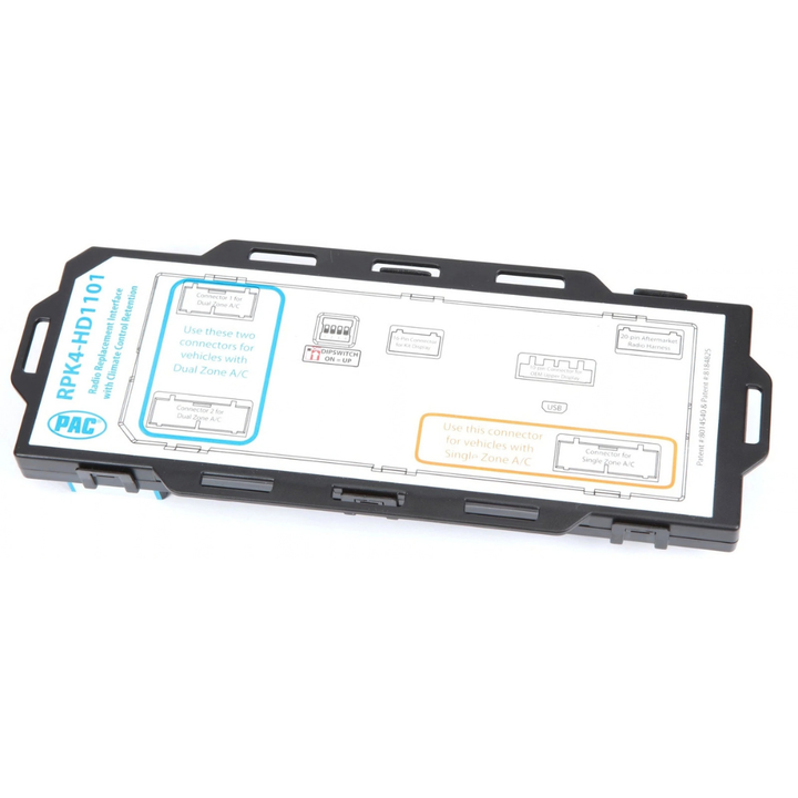 Pac-Audio RPK4-HD1101 Radio Replacement Kit with Climate Controls for Select 2003-2007 Honda Accord Vehicles