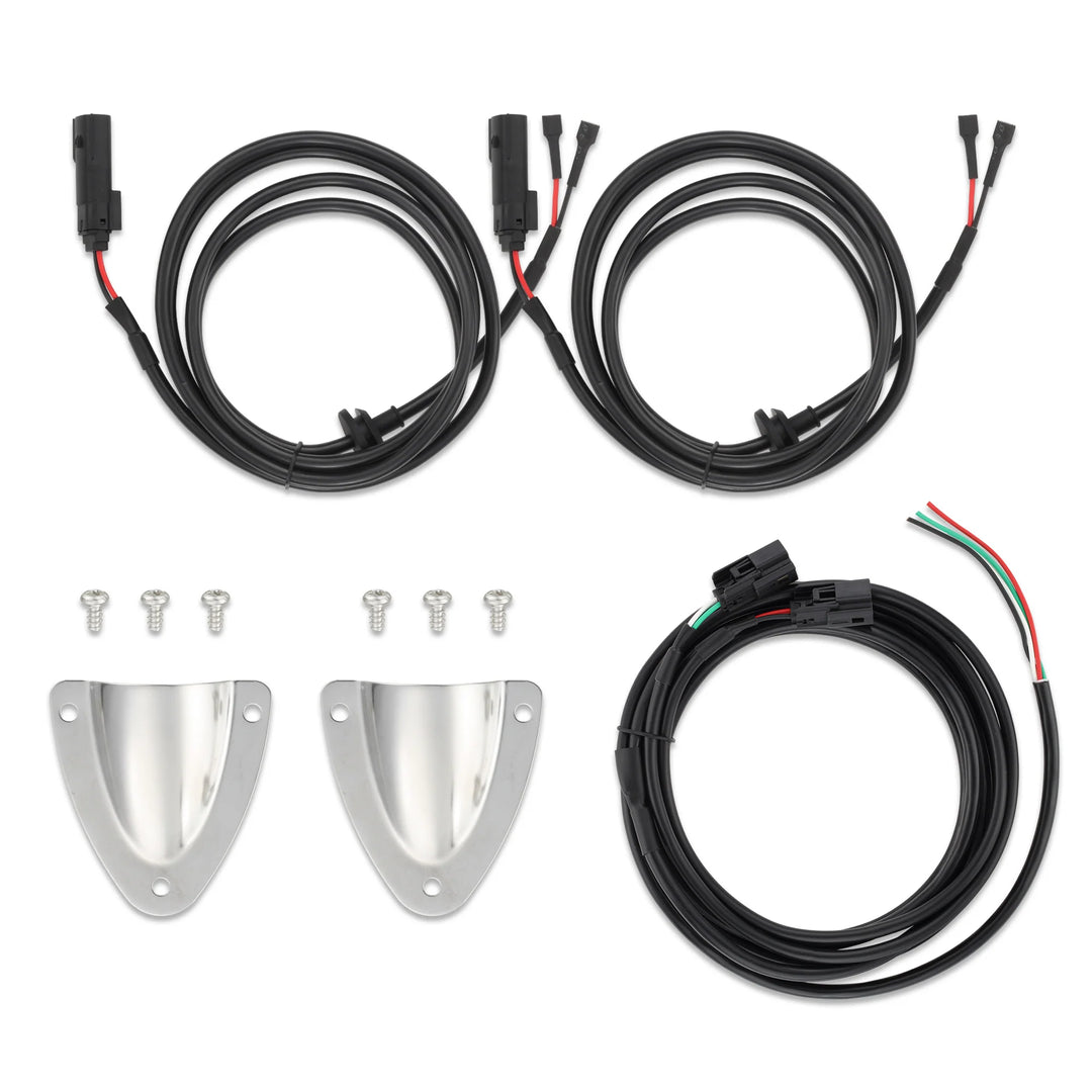 DS18 Speaker Wiring Harness Kit - Fits 1998-2023 Harley-Davidson Touring Saddlebag