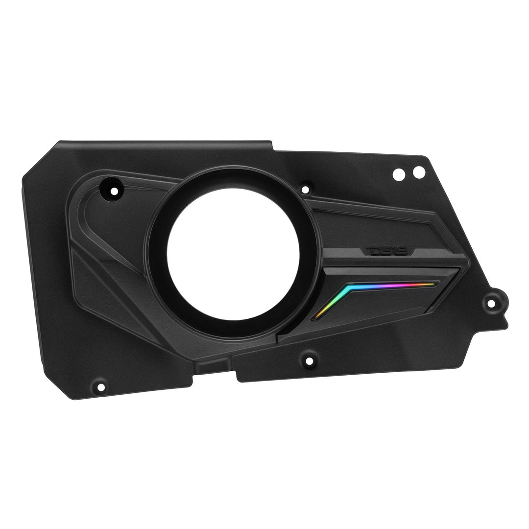 DS18 Rear Door Panels for 6.5” Speakers with LEDs - Fits 2014–2023 Polaris RZR-XP