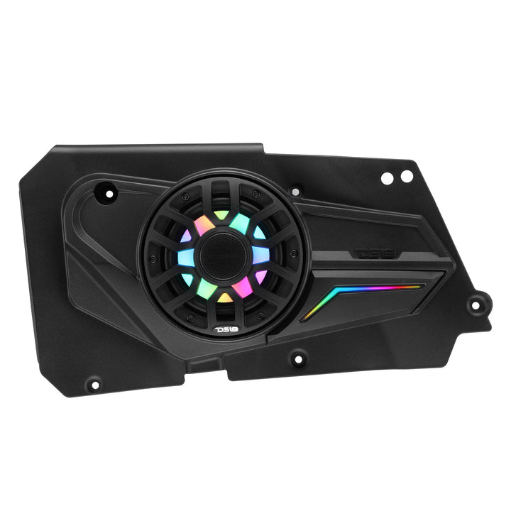 DS18 Rear Door Panels for 6.5” Speakers with LEDs - Fits 2014–2023 Polaris RZR-XP