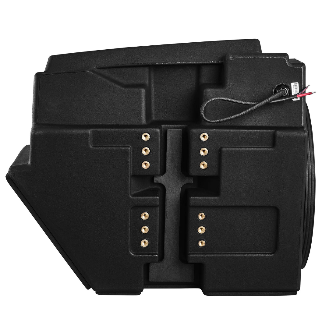 2014-2022 Polaris RZR Glove Box 10" Subwoofer Enclosure with Carbon Fiber Subwoofer - 600 Watts Rms 2-ohm