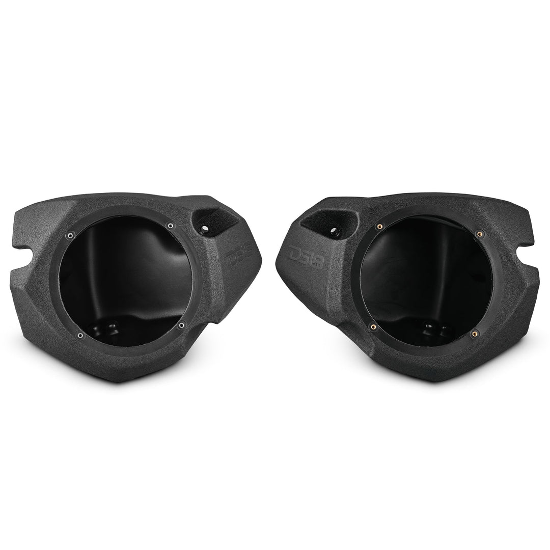 DS18 Front Kick Panel Enclosures for 6.5" Speakers - Fits 2014-2022 Polaris RZR
