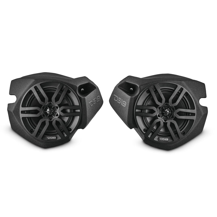 DS18 Front Kick Panel Enclosures for 6.5" Speakers - Fits 2014-2022 Polaris RZR