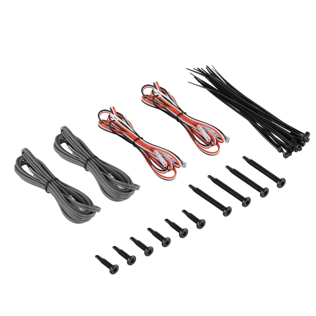 DS18 Front Door Panels for 8” Speakers with LEDs - Fits 2020–2024 Polaris RZR-PRO