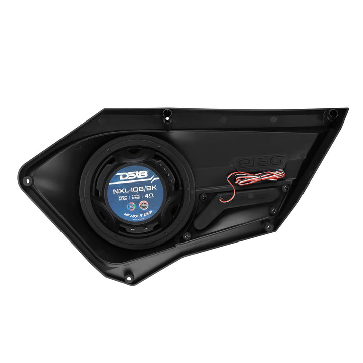 DS18 Front Door Panels for 8” Speakers with LEDs - Fits 2020–2024 Polaris RZR-PRO