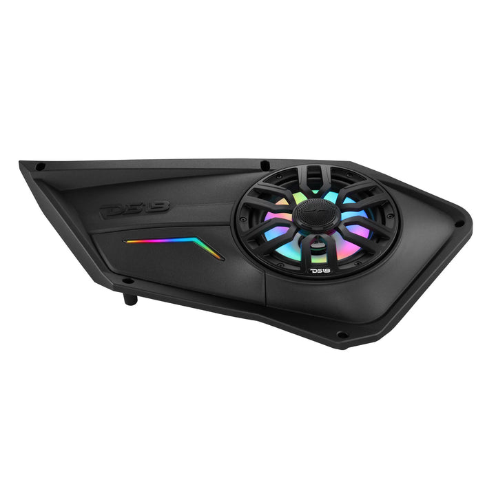 DS18 Front Door Panels for 8” Speakers with LEDs - Fits 2020–2024 Polaris RZR-PRO