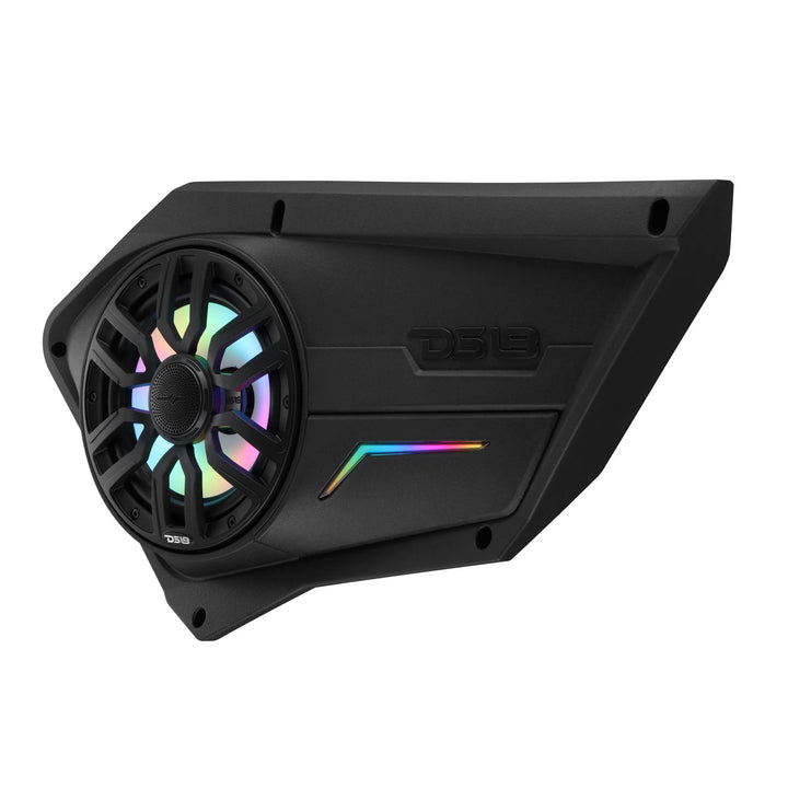 DS18 Front Door Panels for 8” Speakers with LEDs - Fits 2020–2024 Polaris RZR-PRO