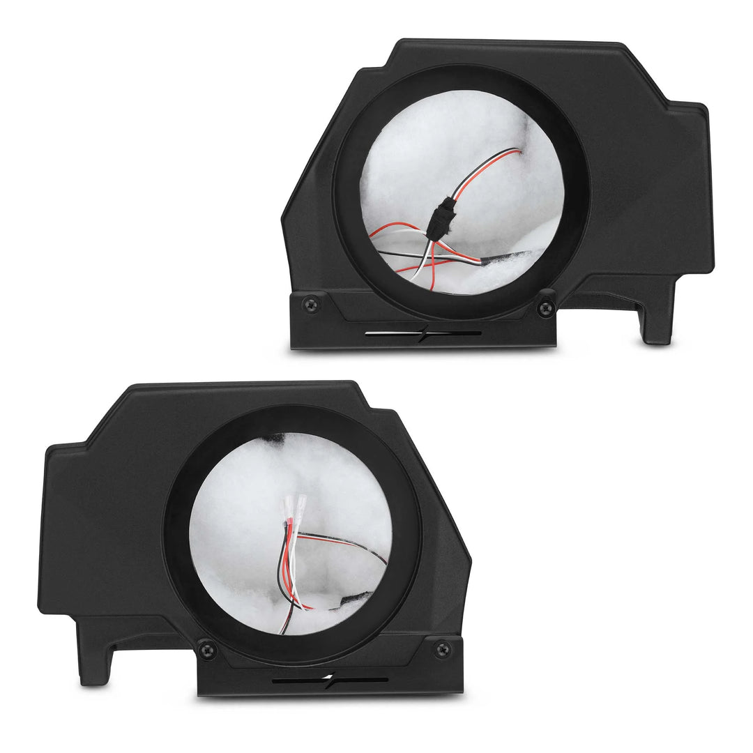 DS18 Rear Pods for 6.5” Speakers with LEDs - Fits 2020–2024 Polaris RZR-PRO