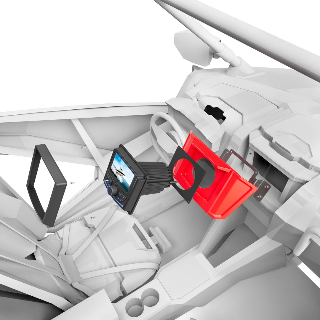 DS18 Upper Dash Kit for MRX150 Head-Unit - Fits 2020–2024 Polaris RZR-PRO