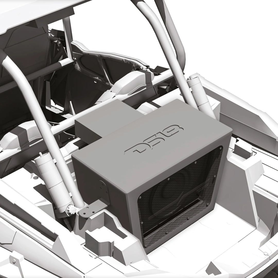 Polaris RZR PRO/XP - DS18 10" Bandpass Subwoofer Enclosure for Rear Cargo Box with Digital LED Lights - Preloaded EXL-X10.2D