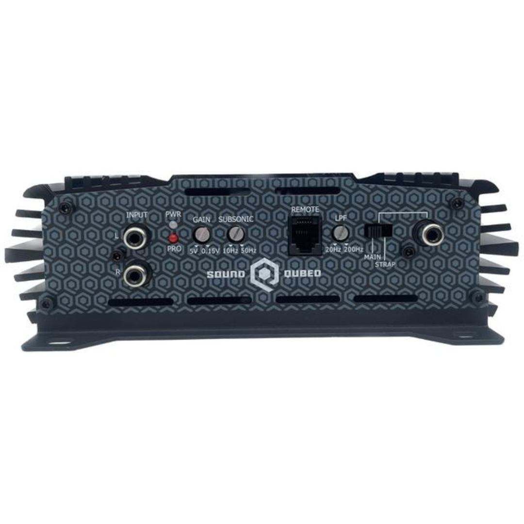 Amplificador de subwoofer monobloque Soundqubed S1-850 clase D - 1 x 850 vatios Rms a 1 ohmio