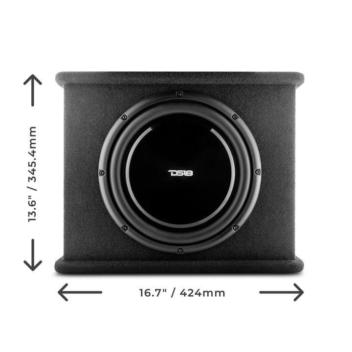 DS18 SB12A Loaded 12" Subwoofer Enclosure with Built-in Amplifier - 350 Watts Rms