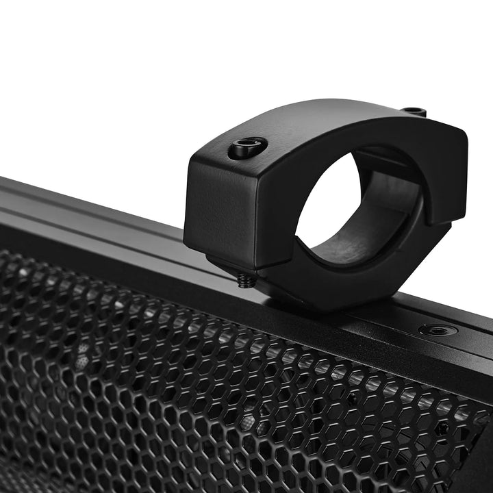 DS18 26" Amplified Marine Sound Bar with Built-in Bluetooth Connectivity and LED Lights - 100 Watts Rms 6 Speaker System