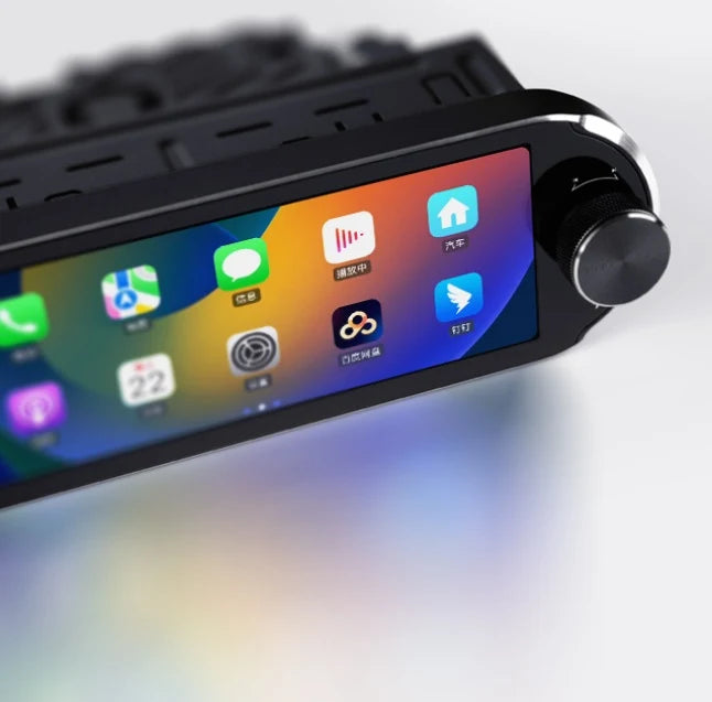 RDV SDIN6 Single-Din Radio with 6.8" Touchscreen and Wireless Apple Car Play & Android Auto