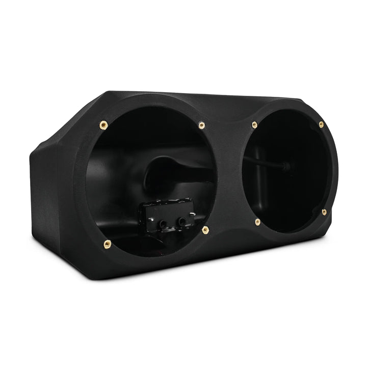 2020-Up Polaris Slingshot - DS18 Under Dash Dual 6.5" Subwoofer Enclosure - Fits 2x 6.5" Subwoofers