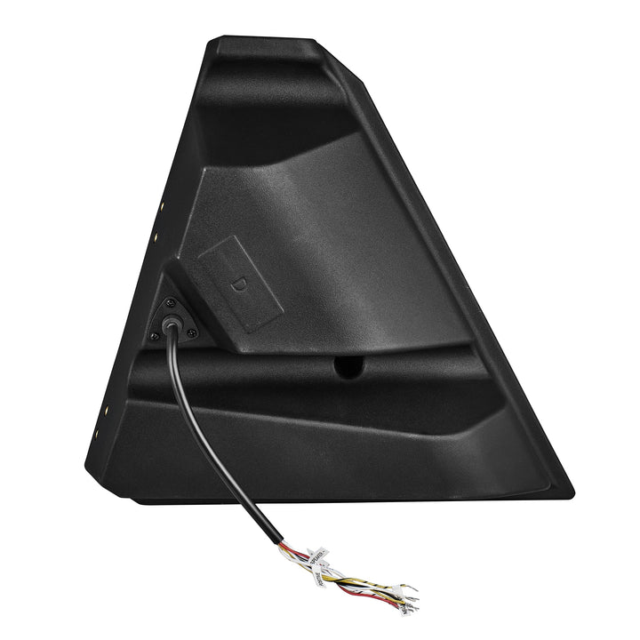 2015-up Polaris Slingshot - DS18 Kick Panel Speaker Pods with Digital LED Lights - Loaded with 2x 6.5" NXL-IQ6/BK and 2x PRO-TW1LD Tweeters