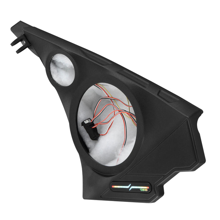 DS18 Kick Panel Speaker Pods with LEDs - Fits 2020-Up Polaris Slingshot