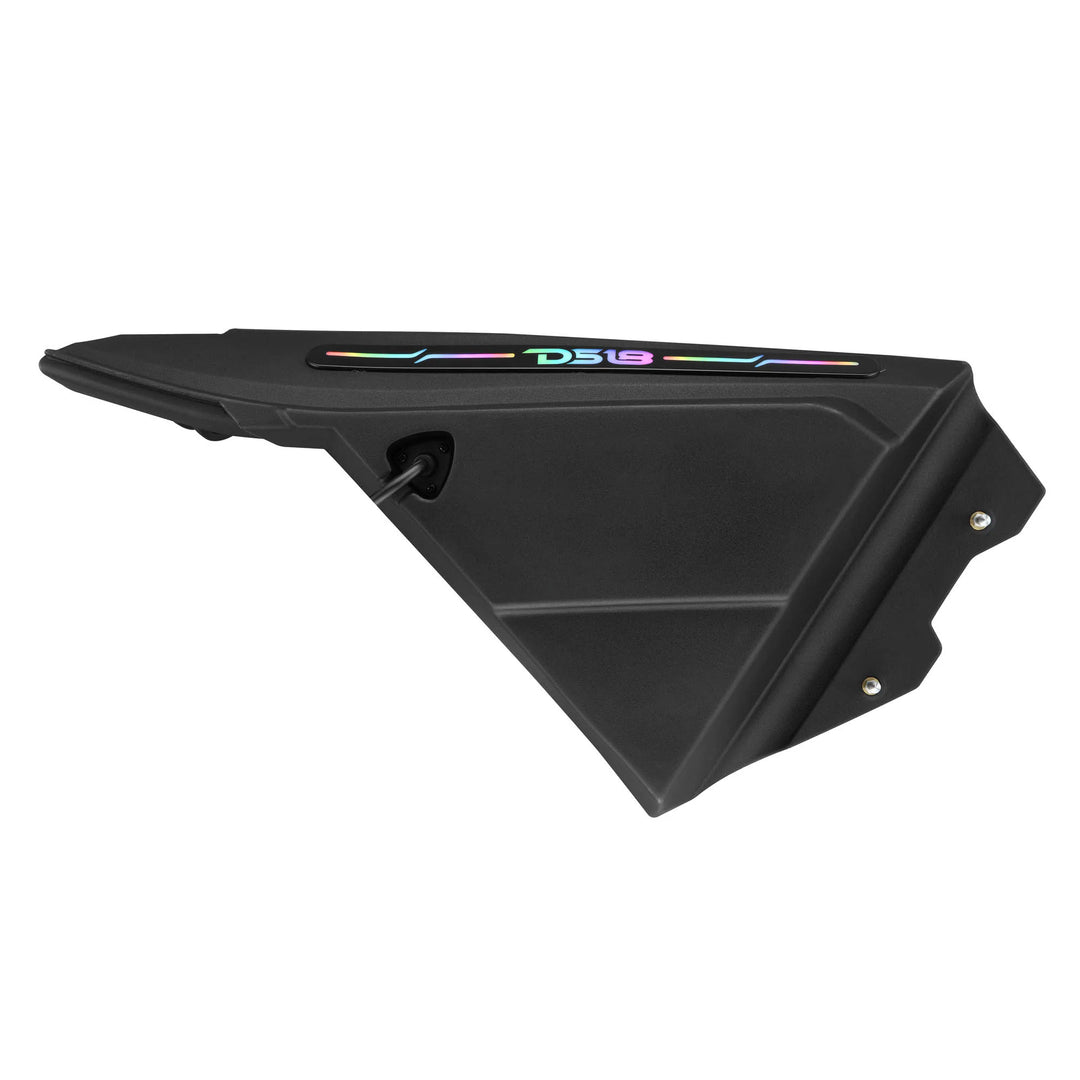 DS18 Kick Panel Speaker Pods with LEDs - Fits 2020-Up Polaris Slingshot