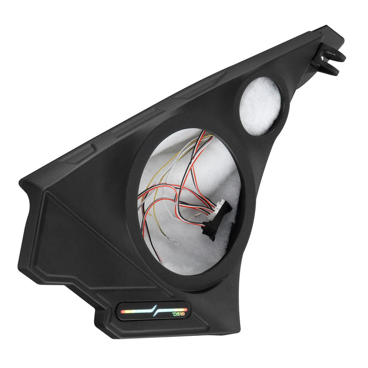 DS18 Kick Panel Speaker Pods with LEDs - Fits 2020-Up Polaris Slingshot