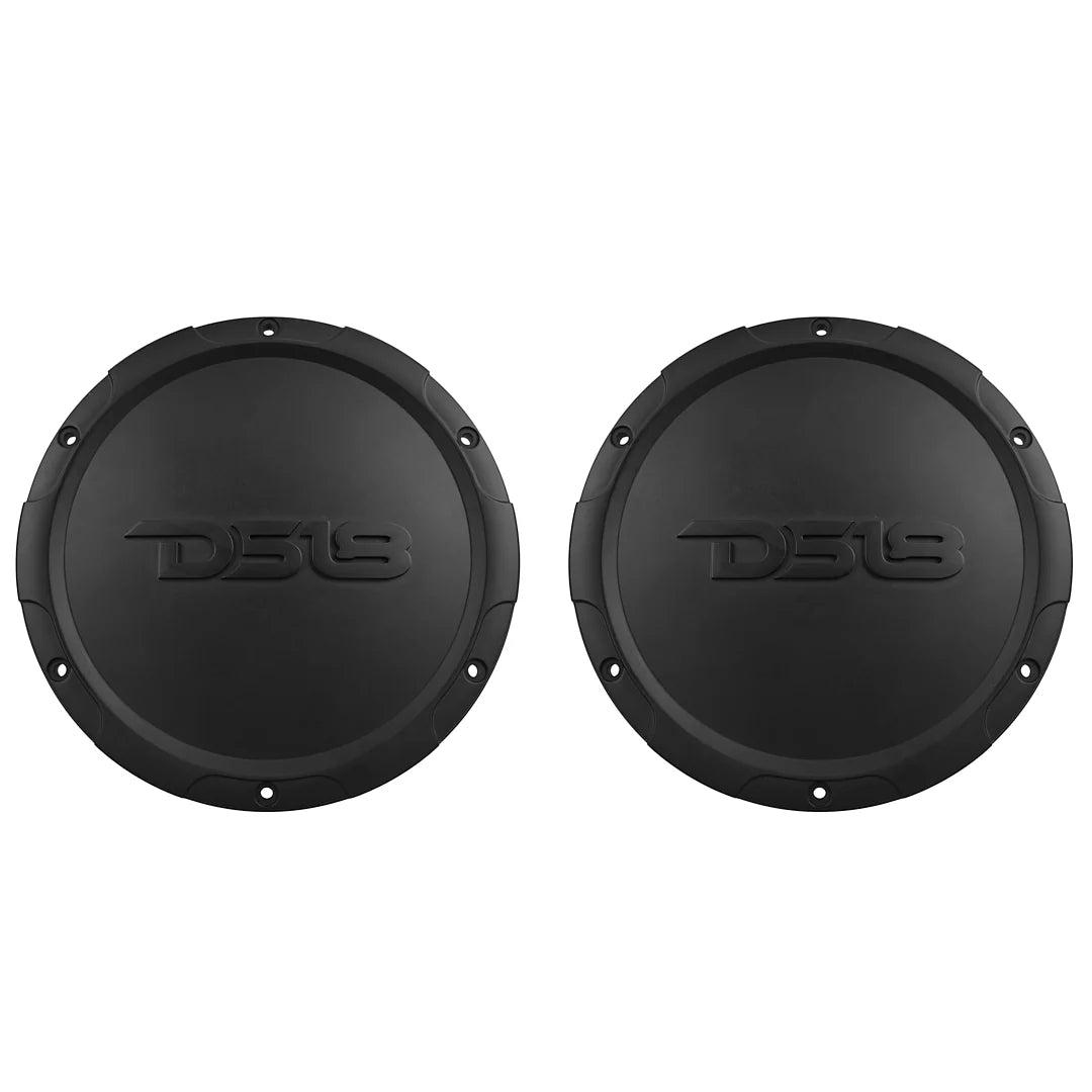 2015-up Polaris Slingshot - DS18 SLG-HD6V2 Headrest Speaker Enclosures with LED Lights - Fits 4x 6.5" Speakers