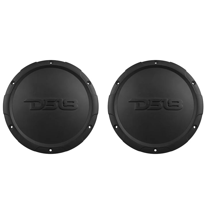 2015-up Polaris Slingshot - DS18 SLG-HD6V2 Headrest Speaker Enclosures with LED Lights - Fits 4x 6.5" Speakers